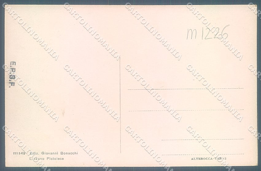 Pistoia Lizzano Lago Scaffaiolo saluti da Alterocca 111149 cartolina JK5728 – retro