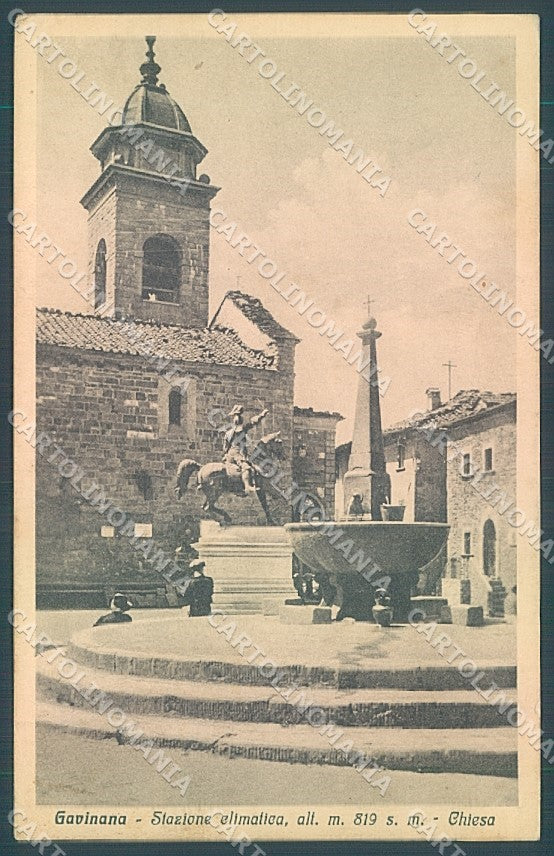 Pistoia Gavinana Chiesa cartolina JK5730 – fronte