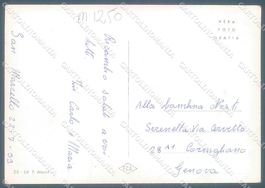 Pistoia San Marcello Pistoiese Foto FG cartolina JK5739 – retro