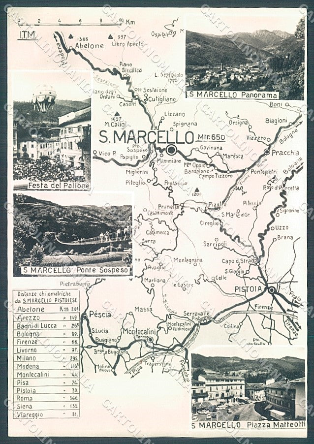 Pistoia San Marcello Pistoiese Foto FG cartolina JK5742 – fronte