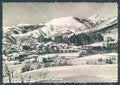 Pistoia San Marcello Pistoiese Panorama Invernale PIEGA Foto FG cartolina JK5743 – fronte