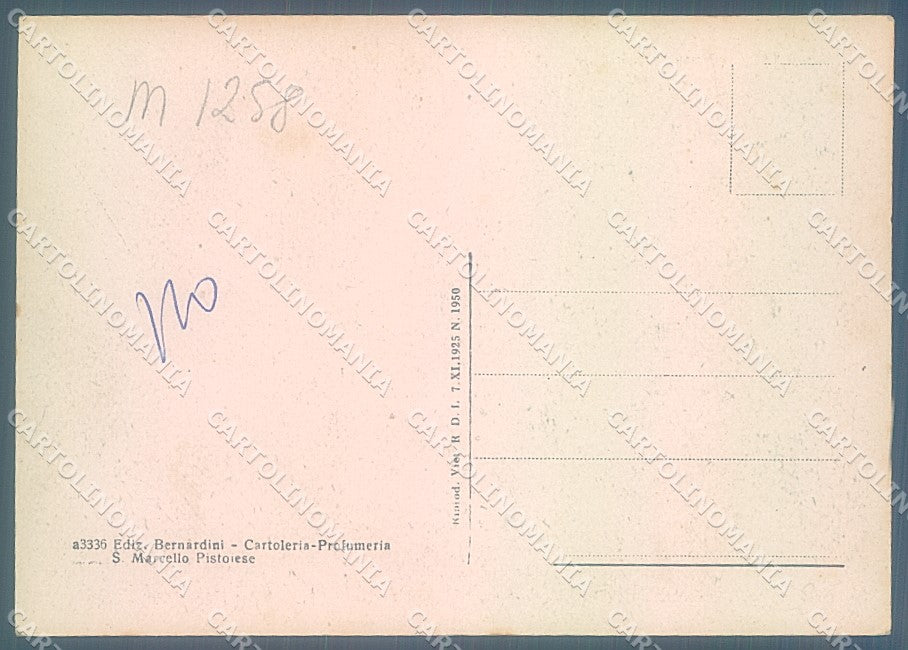Pistoia San Marcello Pistoiese FG cartolina JK5744 – retro