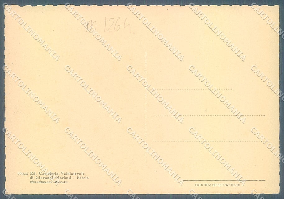 Pistoia Pescia Sestriere del Duomo FG cartolina JK5747 – retro