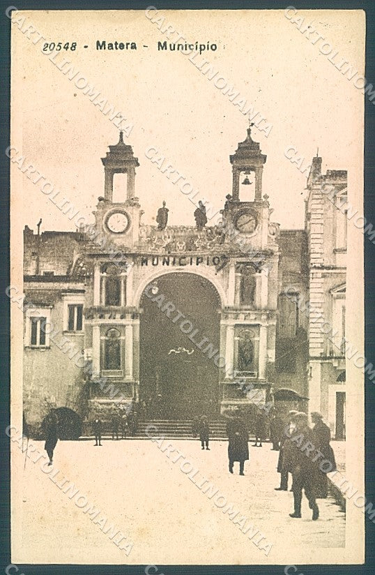 Matera Città Municipio cartolina JK5757 – fronte