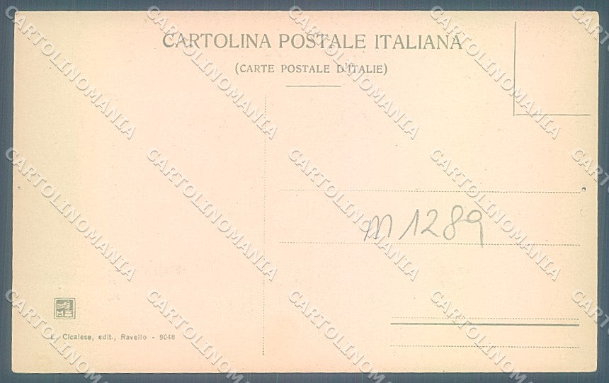 Salerno Ravello Palazzo Rufolo Modiano 9048 cartolina JK5760 – retro