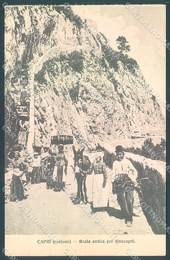 Napoli Capri Costumi cartolina JK5762 – fronte