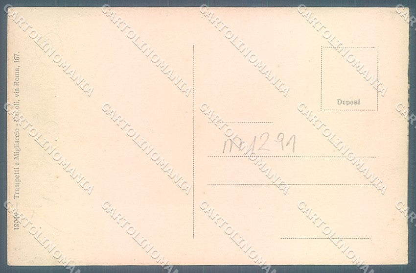Napoli Capri Costumi cartolina JK5762 – retro