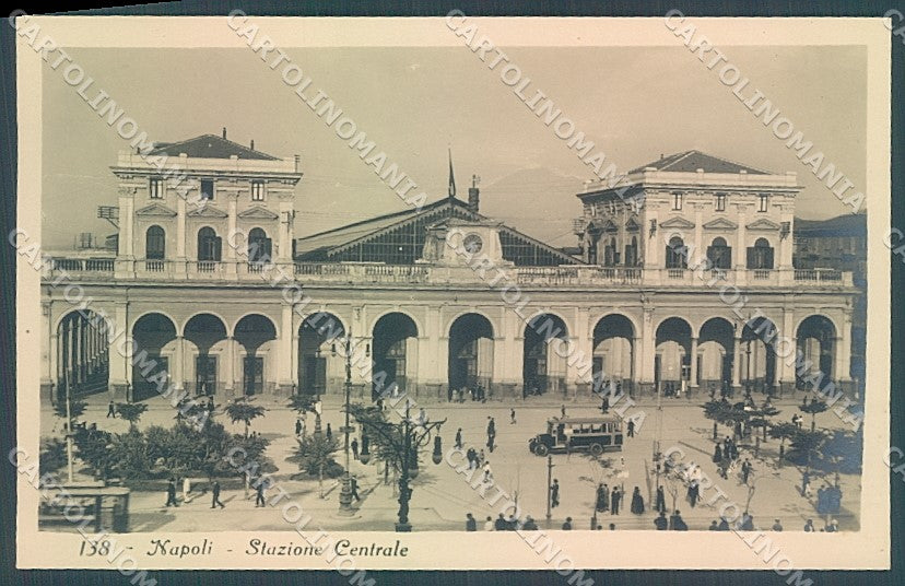 Napoli Città Stazione Centrale Foto cartolina JK5764 – fronte