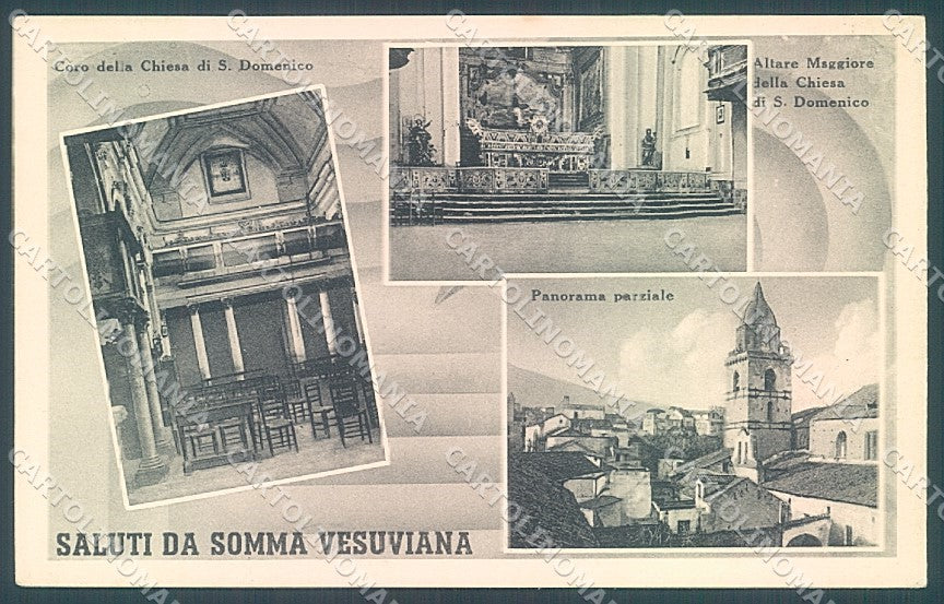 Napoli Somma Vesuviana Chiesa San Domenico cartolina JK5769 – fronte
