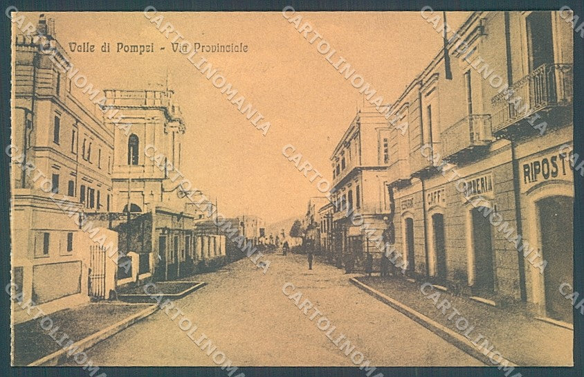 Napoli Pompei Via Provinciale cartolina JK5771 – fronte
