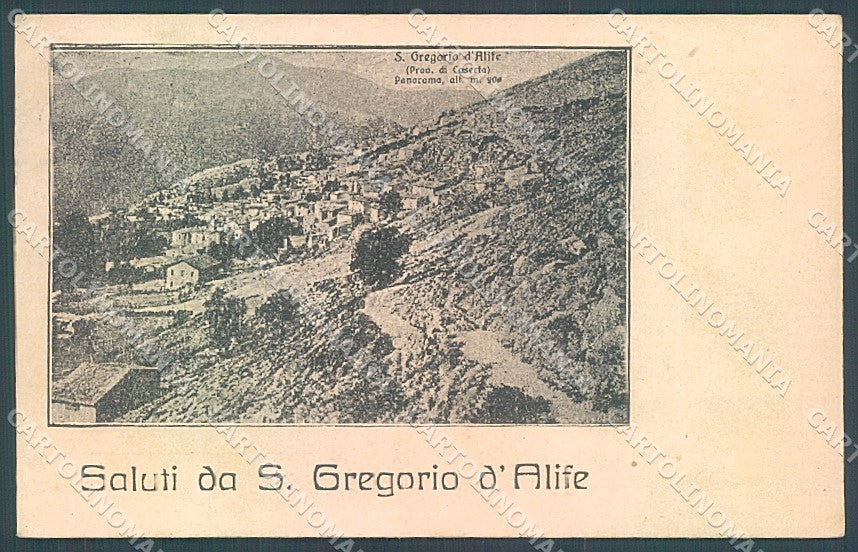 Caserta San Gregorio d'Alife saluti da cartolina JK5776 – fronte