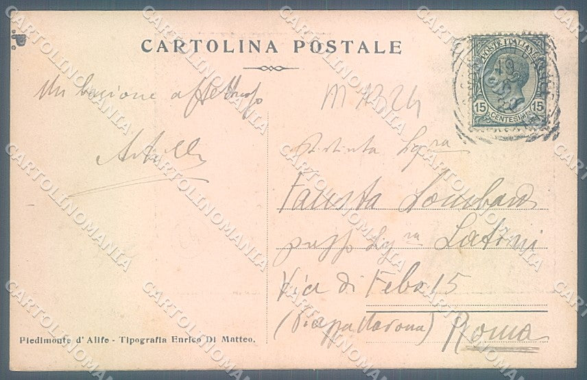 Caserta San Gregorio d'Alife saluti da cartolina JK5776 – retro