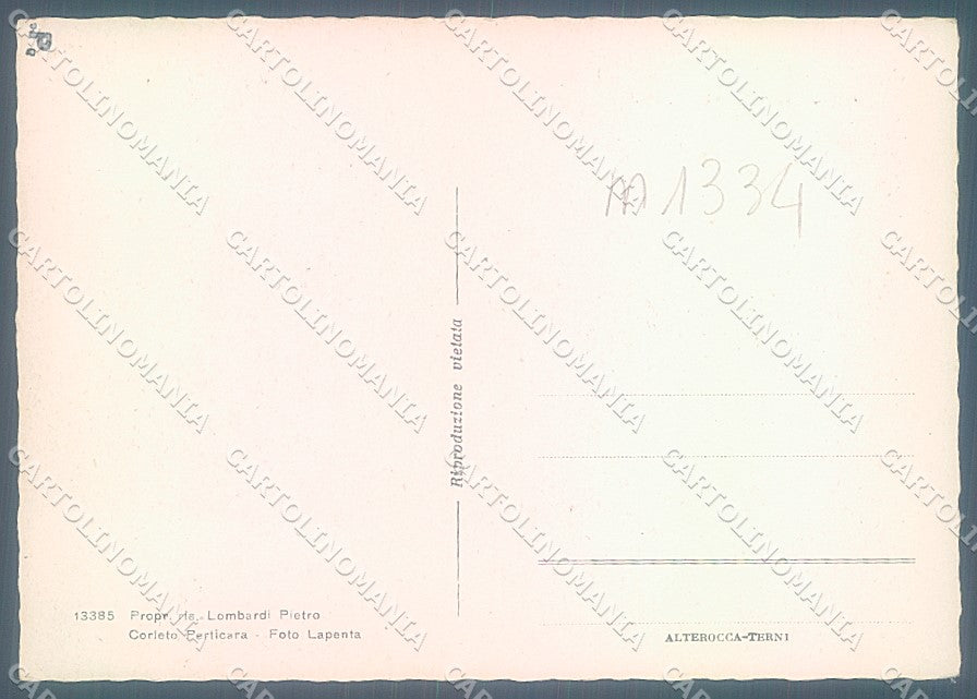 Potenza Corleto Perticara Chiesa Alterocca 13385 FG cartolina JK5780 – retro