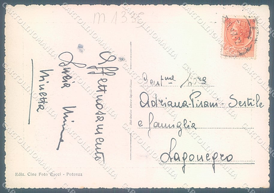 Potenza Rifreddo Villaggio Turistico FG cartolina JK5781 – retro