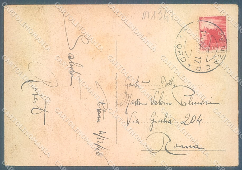 Potenza Città Piazza 18 Agosto FG cartolina JK5782 – retro