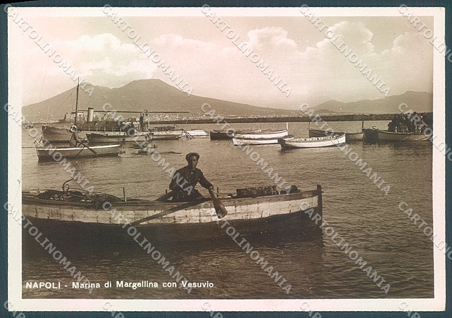 Napoli Città Margellina Vesuvio Alterocca 1986 Foto FG cartolina JK5789 – fronte
