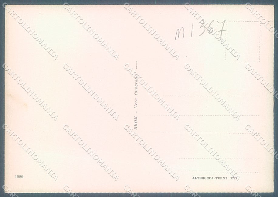 Napoli Città Margellina Vesuvio Alterocca 1986 Foto FG cartolina JK5789 – retro