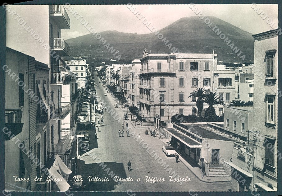 Napoli Torre del Greco Posta PIEGHINA ANGOLO Foto FG cartolina JK5791 – fronte