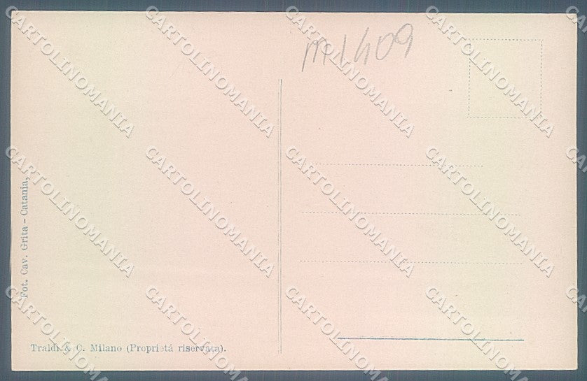 Messina Città Via San Giacomo Post Terremoto Foto cartolina JK5804 – retro