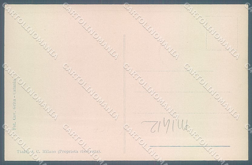 Messina Città Piazza Duomo Post Terremoto Foto cartolina JK5806 – retro
