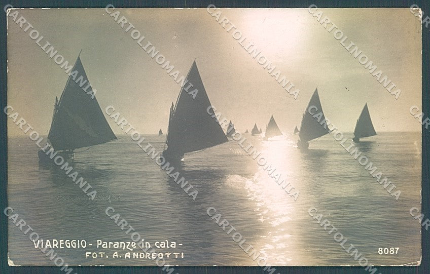 Lucca Viareggio Paranze Foto cartolina JK5817 – fronte