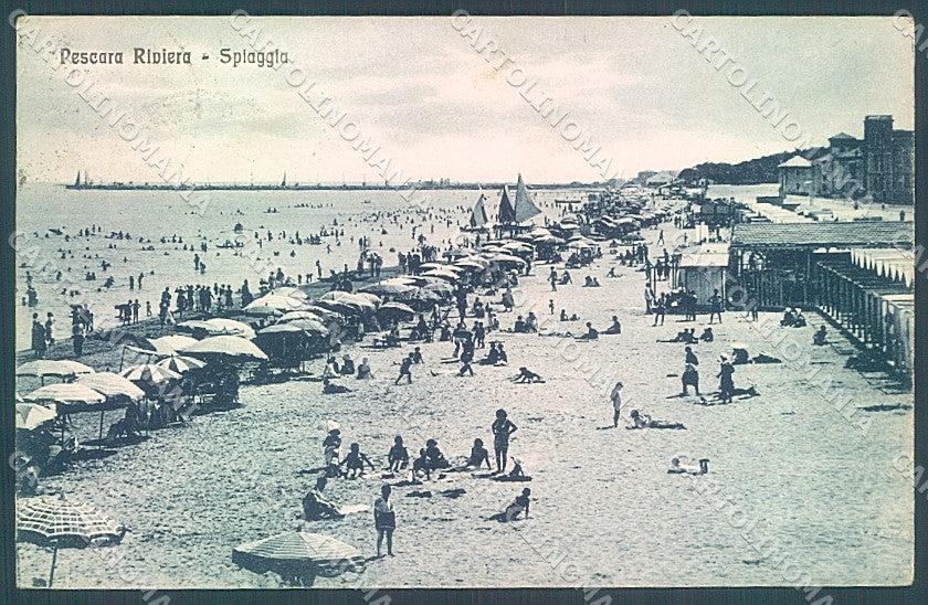 Pescara Città Spiaggia cartolina JK5821 – fronte