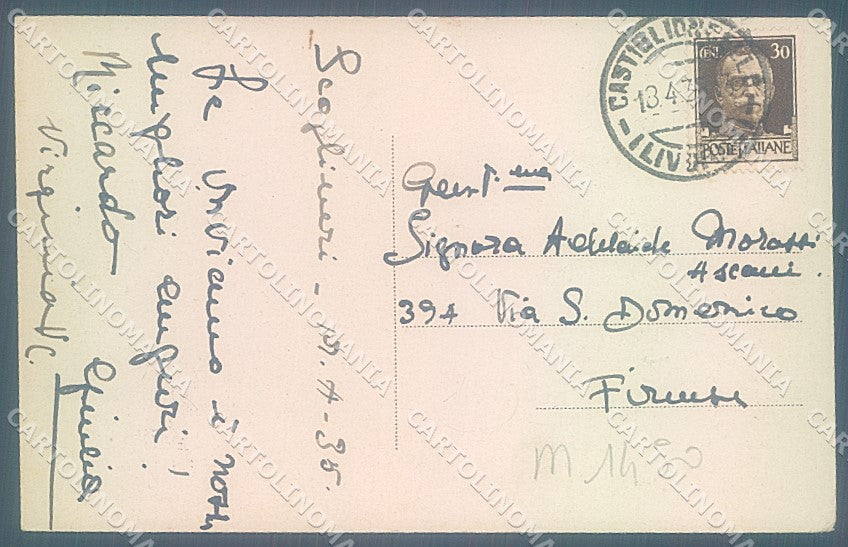 Livorno Città Barca Porto cartolina JK5827 – retro