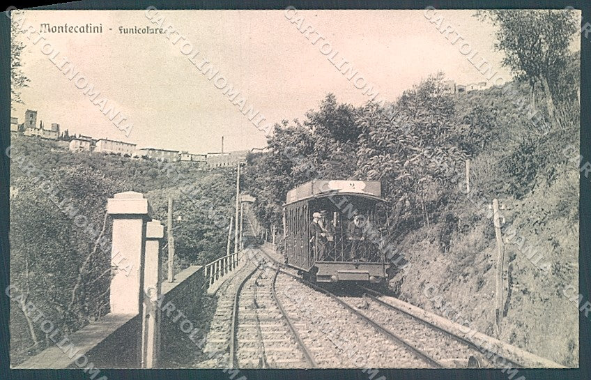 Pistoia Montecatini Terme Funicolare Brunner 5073 cartolina JK5831 – fronte