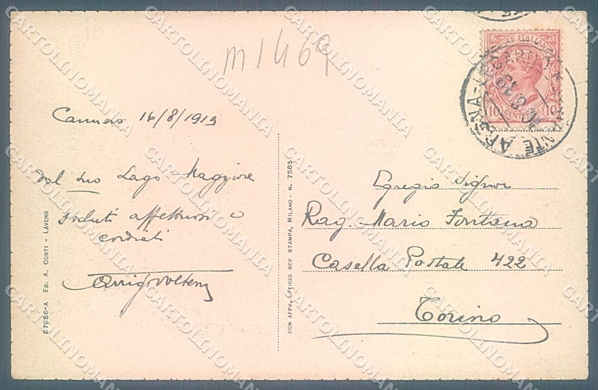 Verbania Cannero cartolina JK5833 – retro