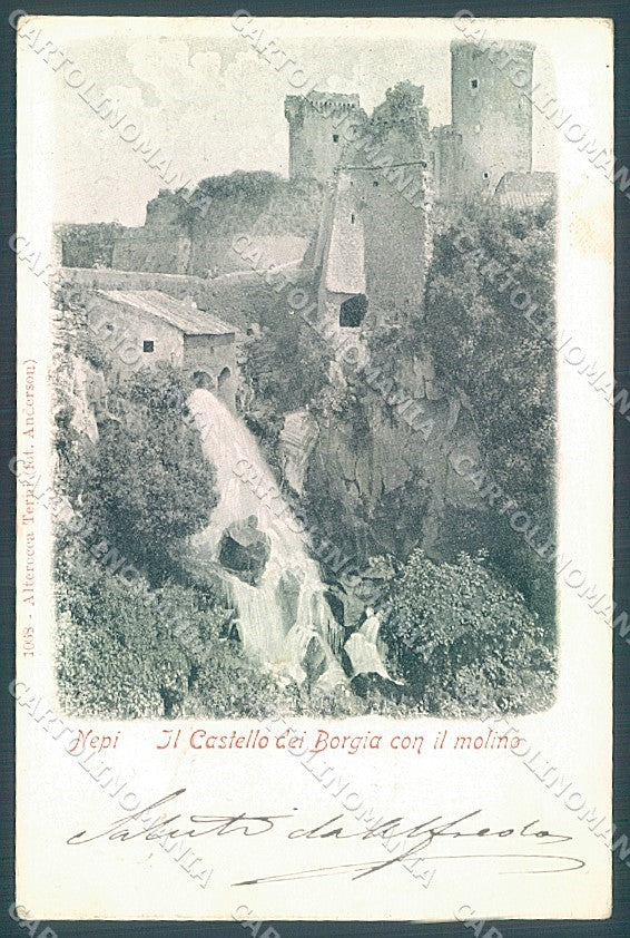 Viterbo Nepi Castello dei Borgia Alterocca 1068 cartolina JK5834 – fronte