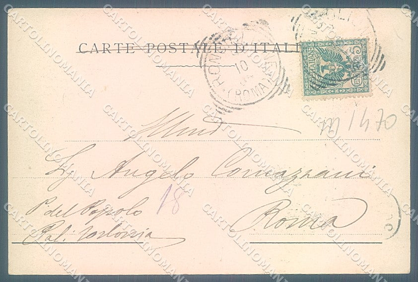 Viterbo Nepi Castello dei Borgia Alterocca 1068 cartolina JK5834 – retro