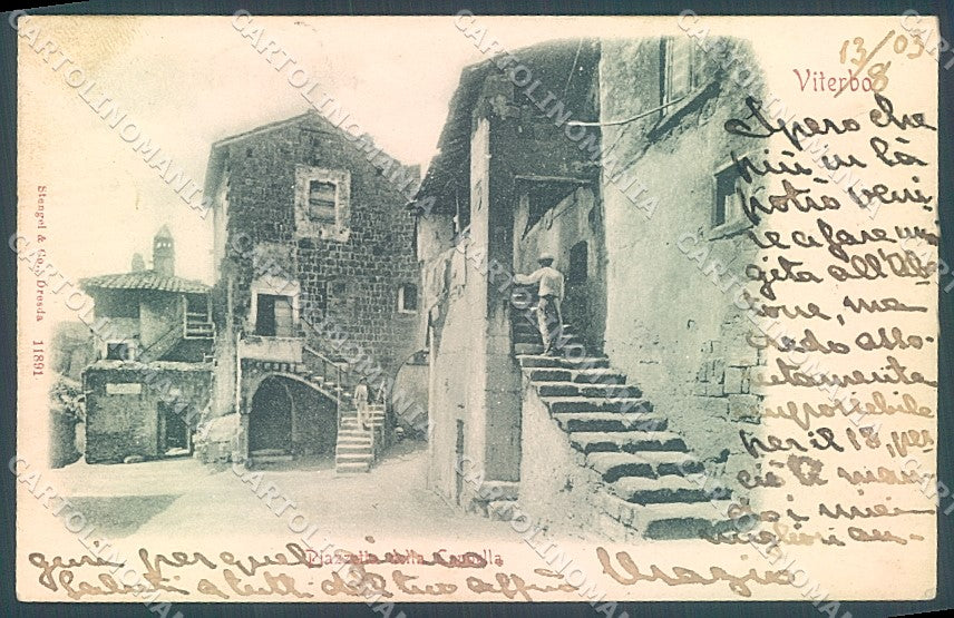 Viterbo Città Piazzetta della Cappella Stengel 11891 cartolina JK5840 – fronte