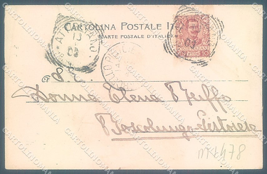 Viterbo Città Piazzetta della Cappella Stengel 11891 cartolina JK5840 – retro