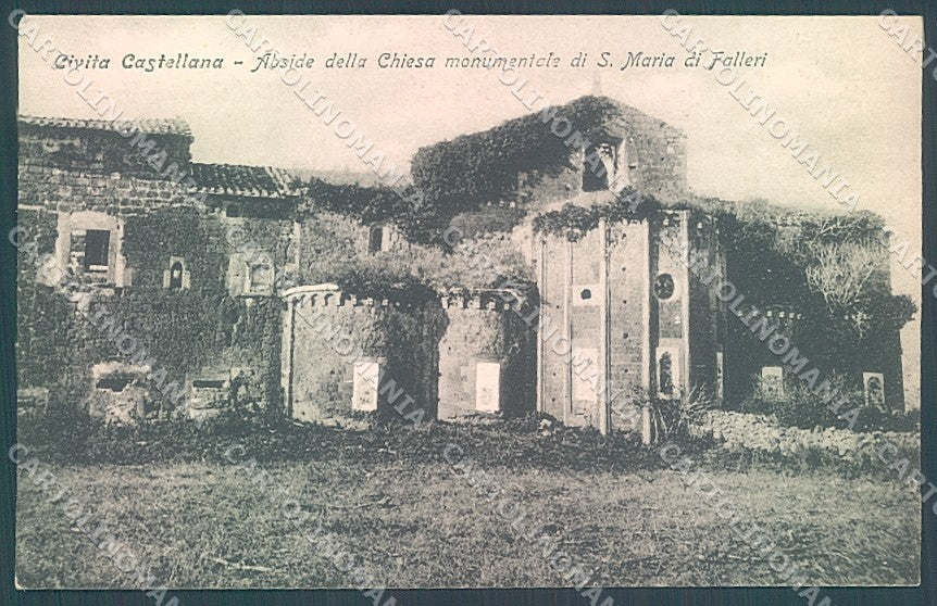 Viterbo Civita Castellana Abside Chiesa S. Maria di Falleri cartolina JK5844 – fronte