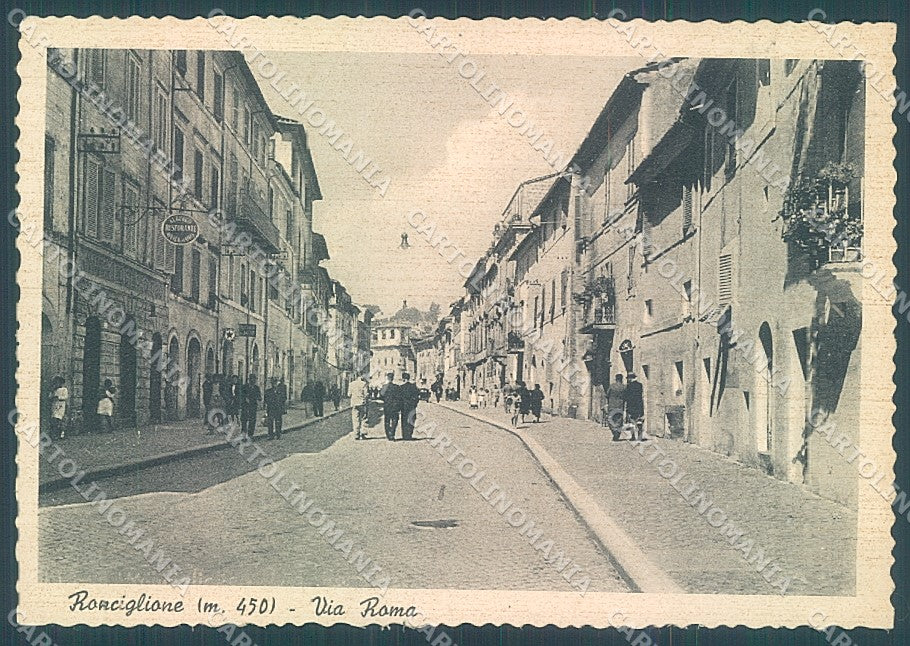 Viterbo Ronciglione Via Roma FG cartolina JK5847 – fronte