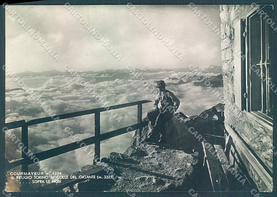 Aosta Courmayeur Rifugio Torino Foto FG cartolina JK5852 – fronte