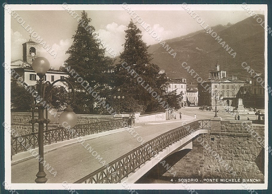 Sondrio Città Ponte Michele Bianchi Foto FG cartolina JK5859 – fronte