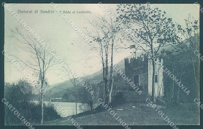 Sondrio Città Adda al Casteletto Brunner 290 cartolina JK5864 – fronte