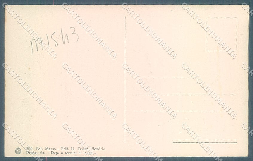 Sondrio Città Adda al Casteletto Brunner 290 cartolina JK5864 – retro