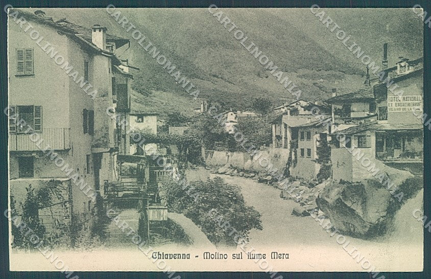Sondrio Chiavenna Molino sul Fiume Mera cartolina JK5865 – fronte