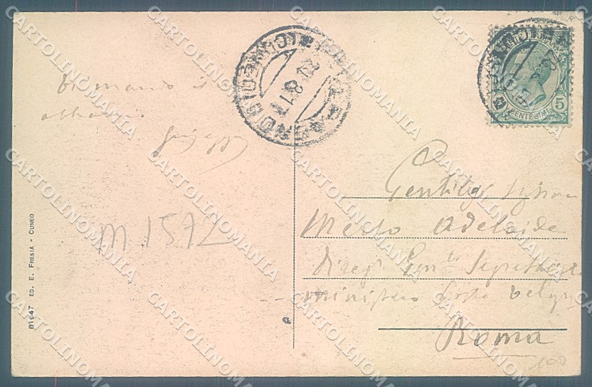 Cuneo Peveragno cartolina JK5875 – retro