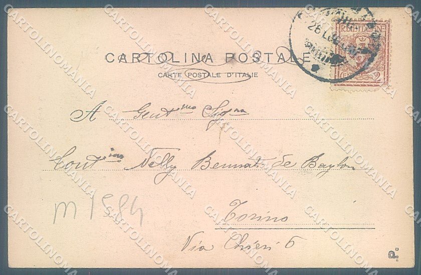 Cuneo Peveragno Monumento Maggiore Pietro Toselli cartolina JK5883 – retro