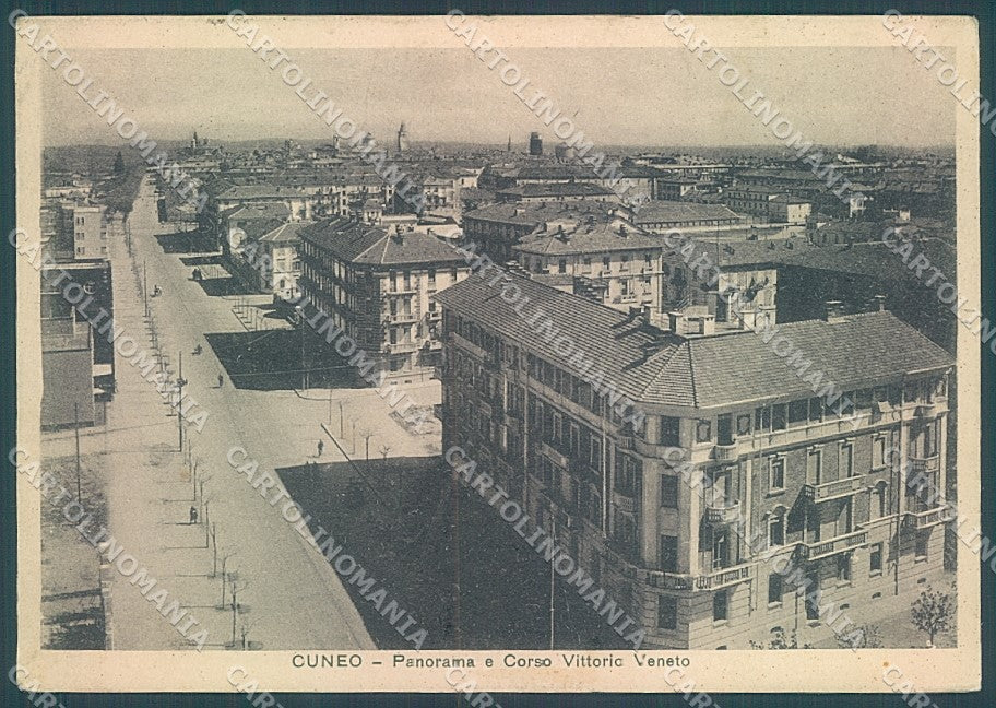 Cuneo Città Corso Vittorio Veneto FG cartolina JK5884 – fronte