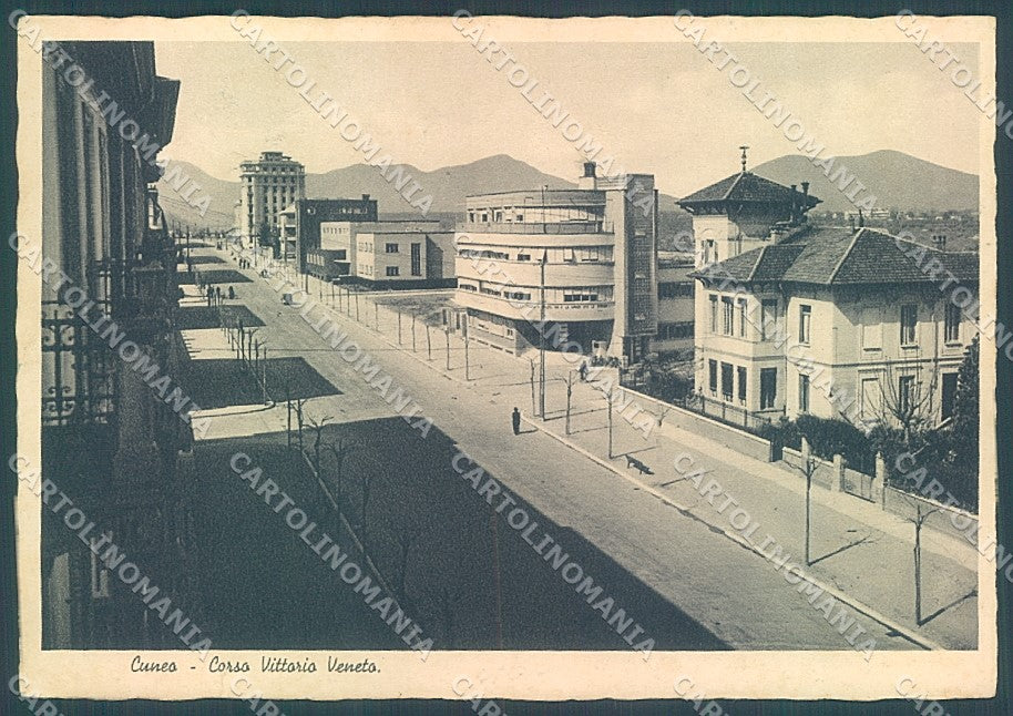 Cuneo Città Corso Vittorio Veneto FG cartolina JK5887 – fronte