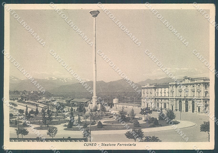 Cuneo Città Stazione Ferroviaria FG cartolina JK5888 – fronte