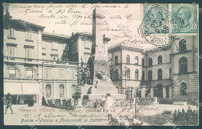Pavia Città Monumento Cairoli Alterocca 1089 cartolina JK5890 – fronte