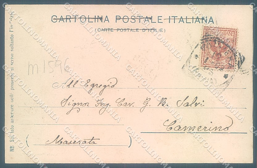 Pavia Voghera saluto da cartolina JK5891 – retro