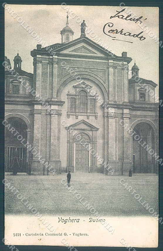 Pavia Voghera Duomo cartolina JK5892 – fronte