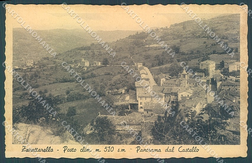 Pavia Zavattarello Veduta dal Castello cartolina JK5894 – fronte
