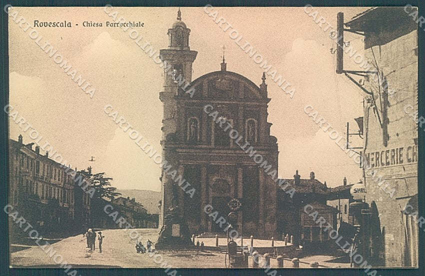 Pavia Rovescala Chiesa Parrocchiale cartolina JK5898 – fronte